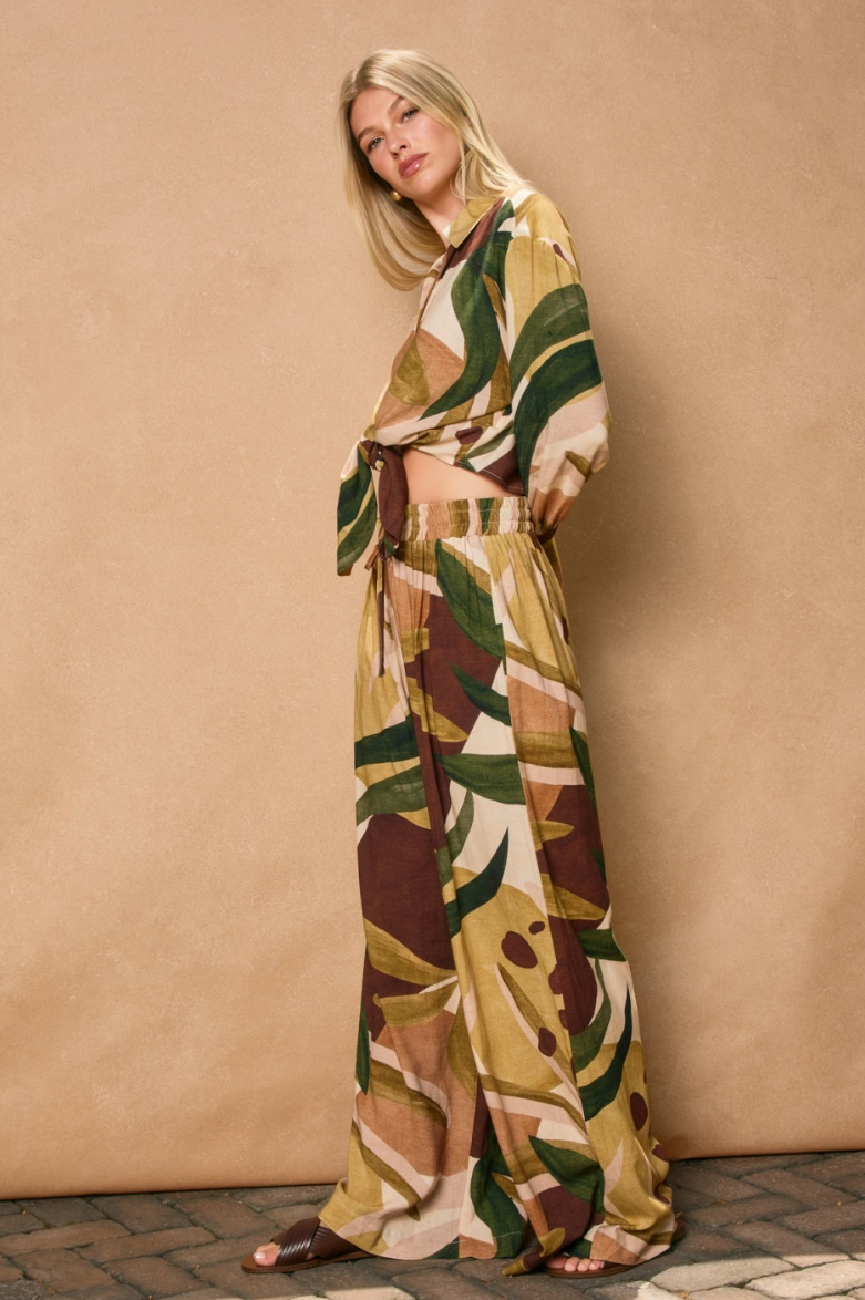 •COCONUT GROVE• top & pants separates