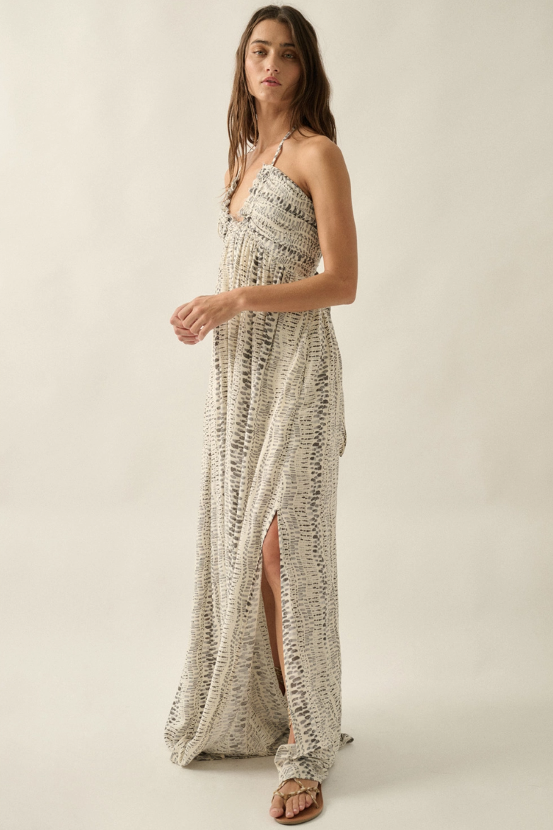 •ARENAL• halter maxi dress