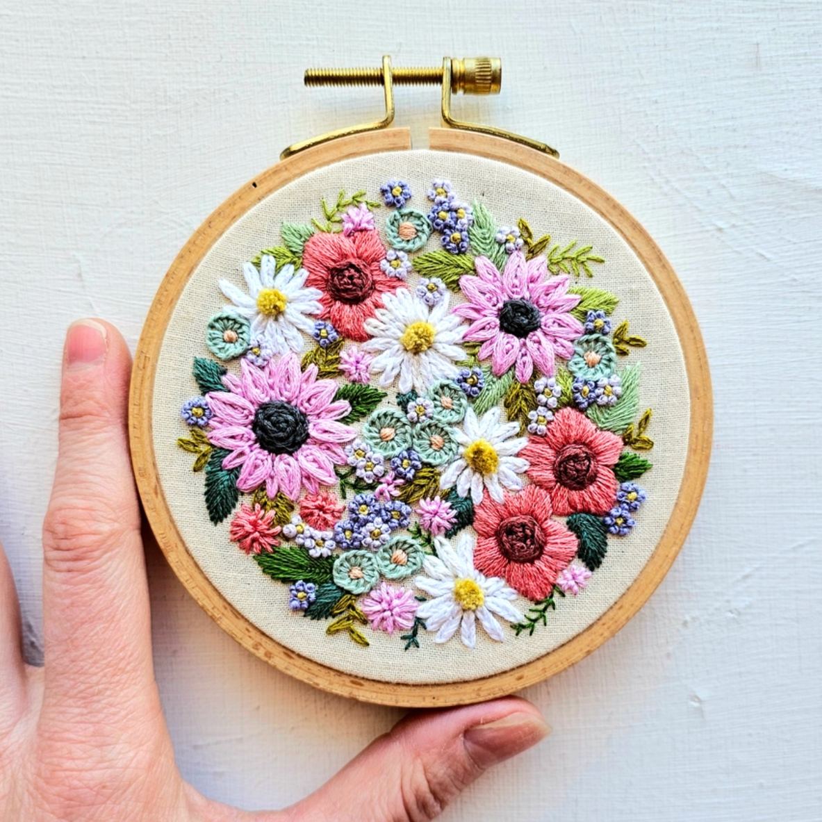 •WILDFLOWER SAMPLER• beginner-ish friendly embroidery kit