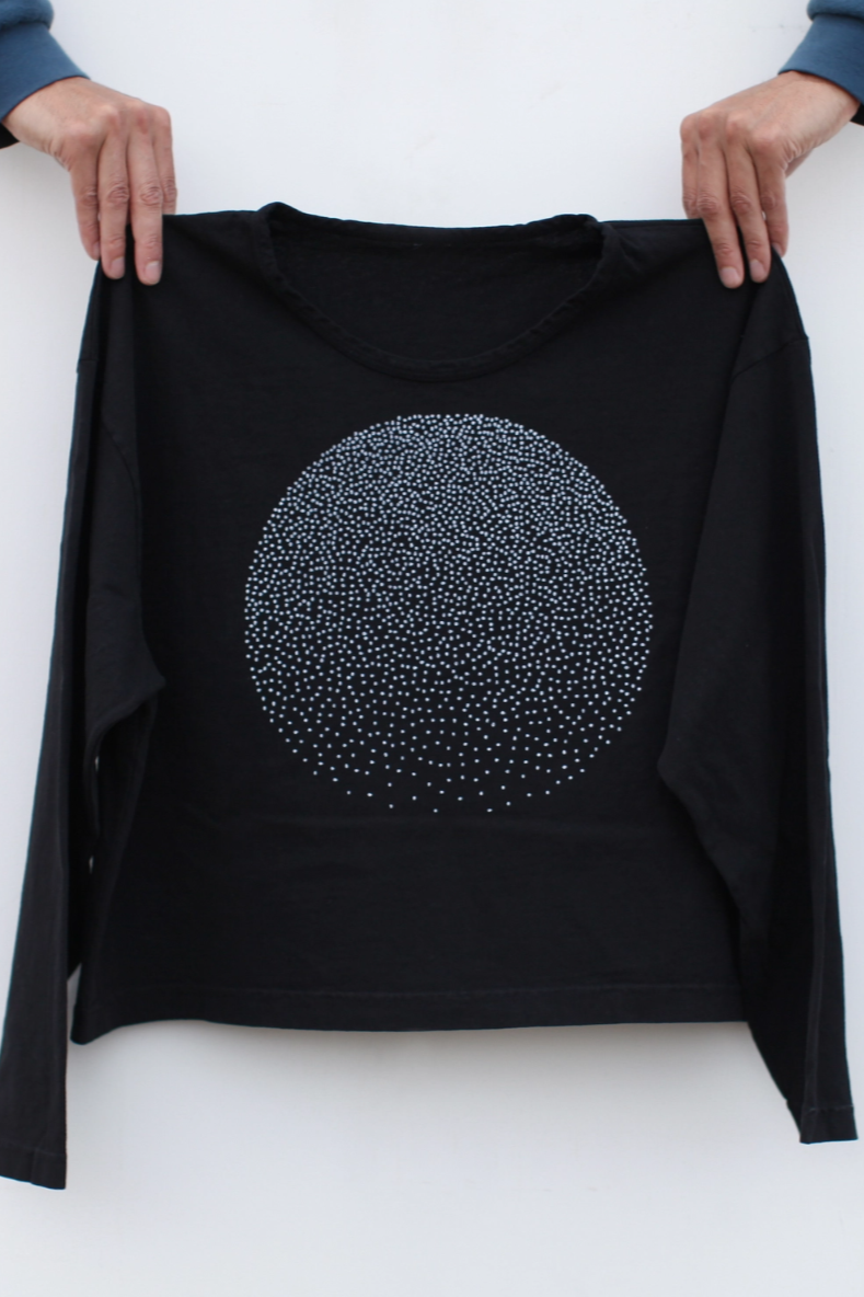 •FULL MOON• heavyweight cotton long sleeve top (USA)