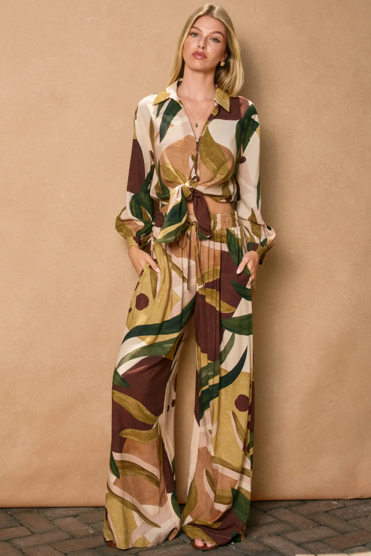 •COCONUT GROVE• top & pants separates