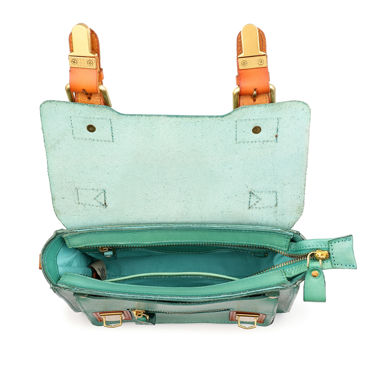 •PARIS• genuine leather mini satchel