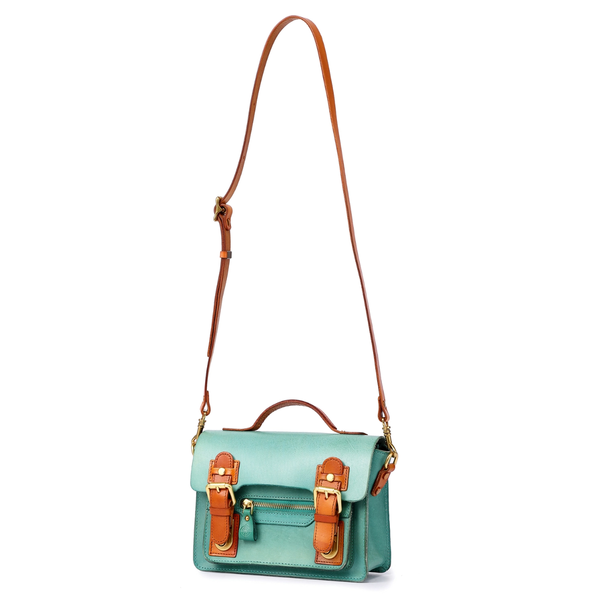 •PARIS• genuine leather mini satchel