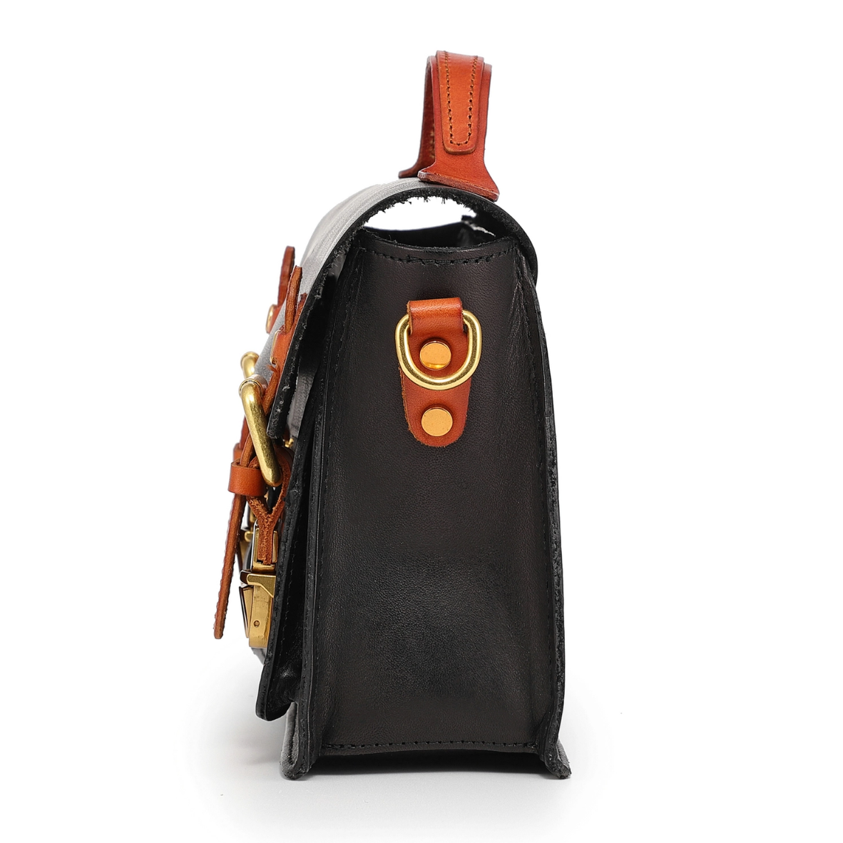 •PARIS• genuine leather mini satchel