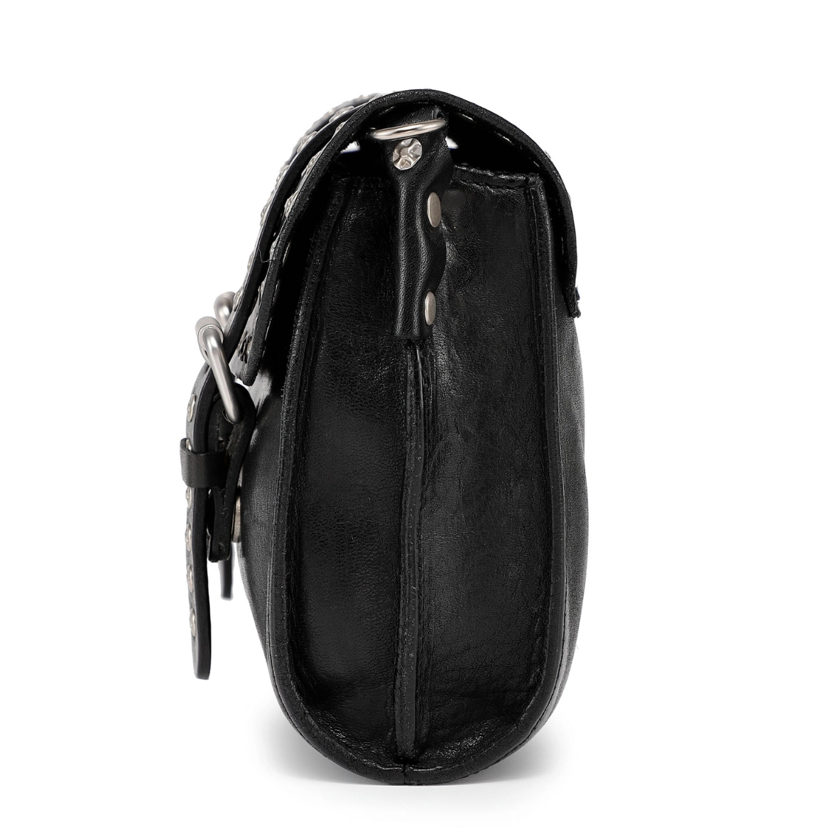 •LONDON• genuine leather studded crossbody