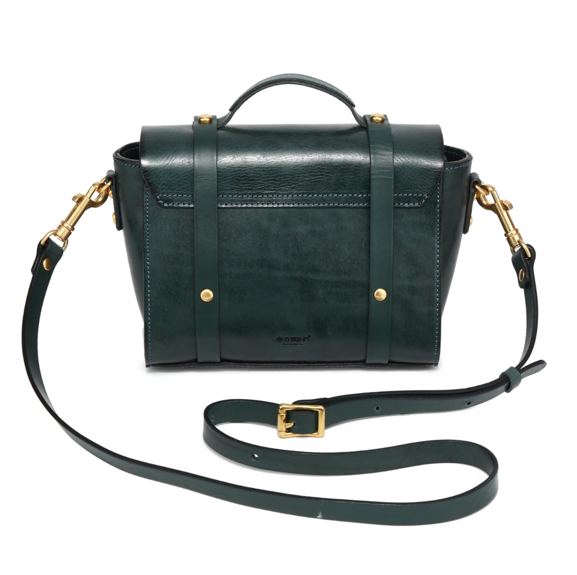 •SOHO• deep sea leather mini satchel/crossbody