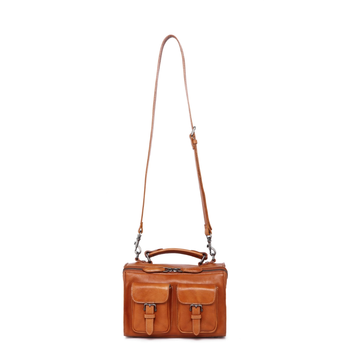 •VAIL• caramel leather crossbody/handbag