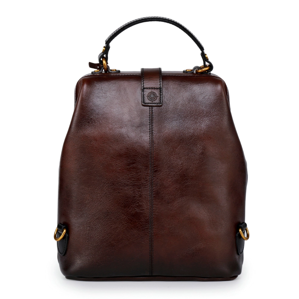 •CAMBRIDGE• mahogany leather backpack