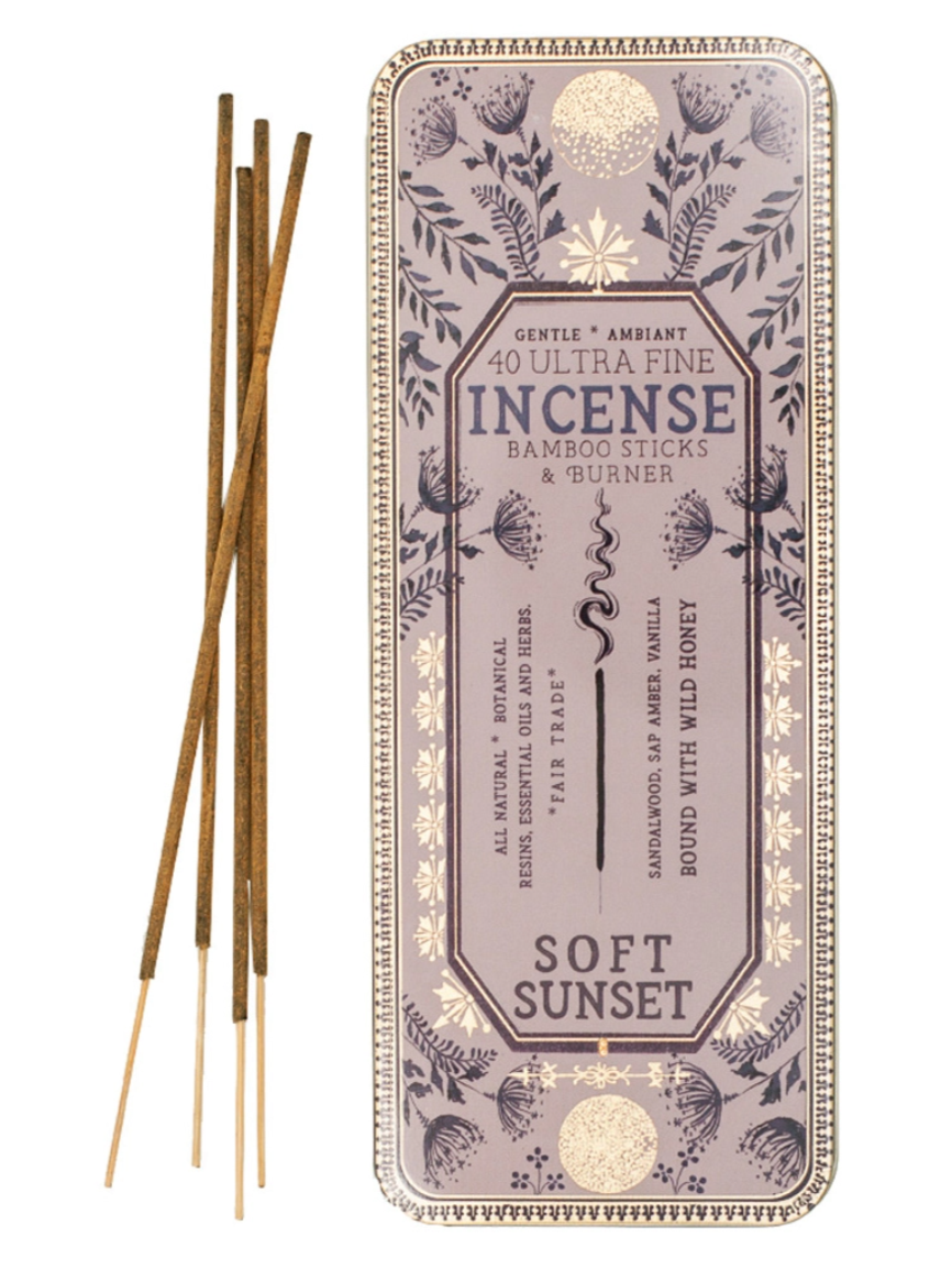 •SOFT SUNSET• incense sticks