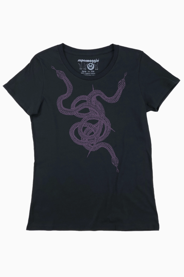 •TANGLE SNAKES• organic cotton short sleeve tee (USA)