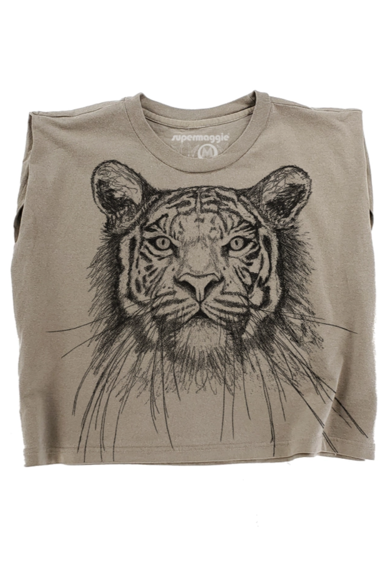 •TIGER• cotton muscle tee (USA)