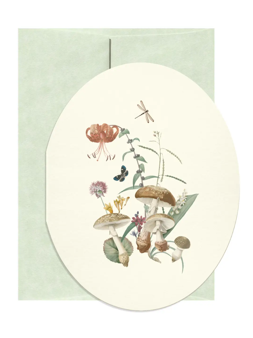 •TINY KINGDOM - PARASOL• greeting card