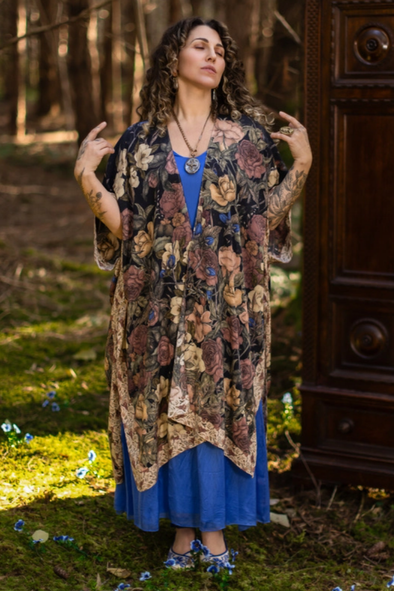 •LIONHEART• ruana style bamboo cardigan