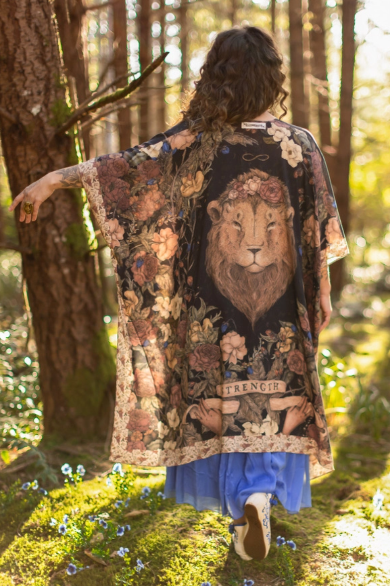 •LIONHEART• ruana style bamboo cardigan