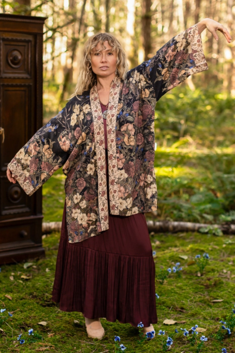 •LIONHEART• bamboo cardigan with tie