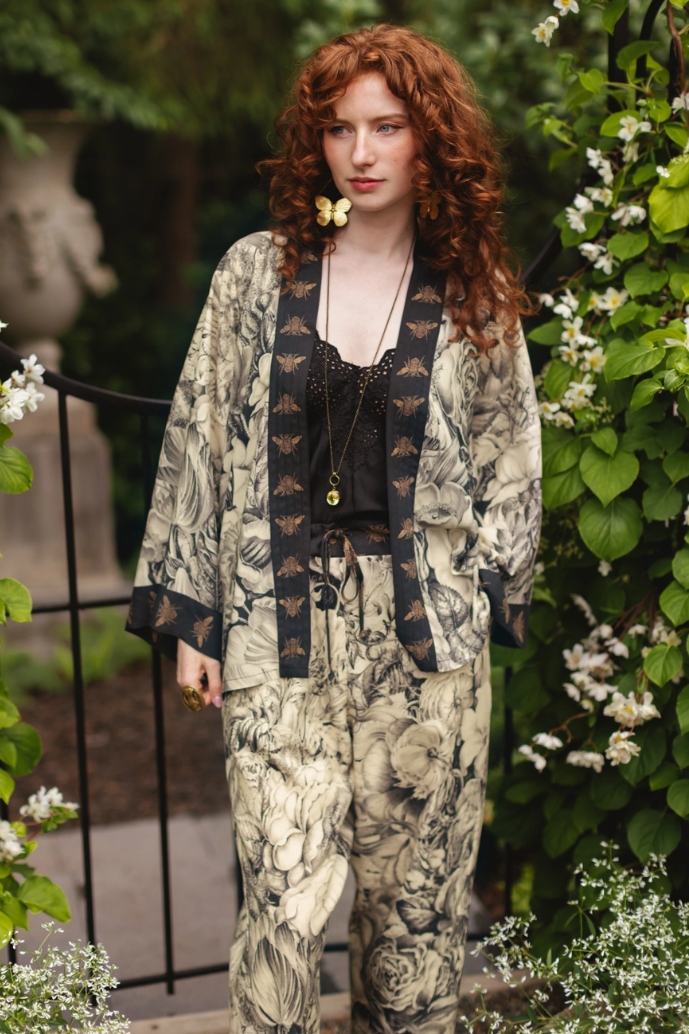 •HONEY & THE MOON• cropped bamboo cardigan