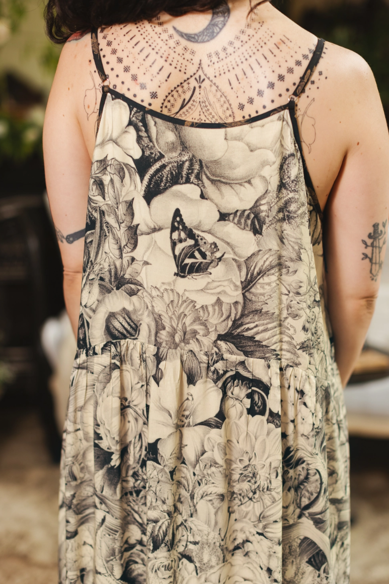 •HONEY & THE MOON• bamboo reversible dress