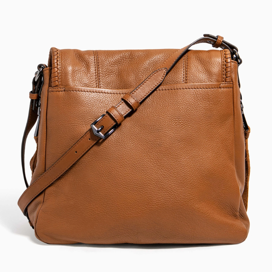 •UNITY• caramel leather crossbody/shoulder bag