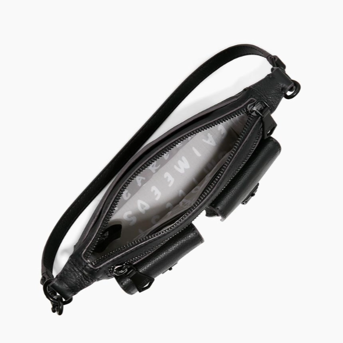 •SIDE SADDLE• black mini crossbody/shoulder bag