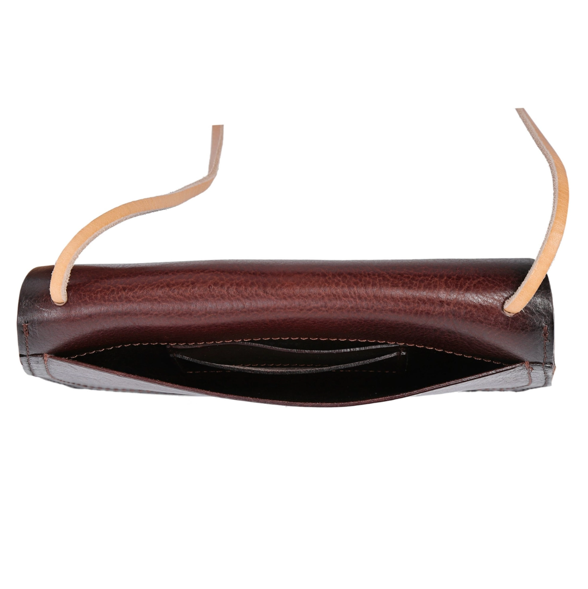 •BOONE• mahogany leather crossbody/shoulder bag