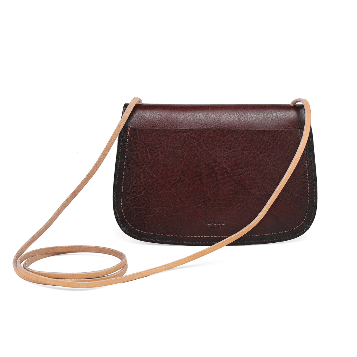 •BOONE• mahogany leather crossbody/shoulder bag