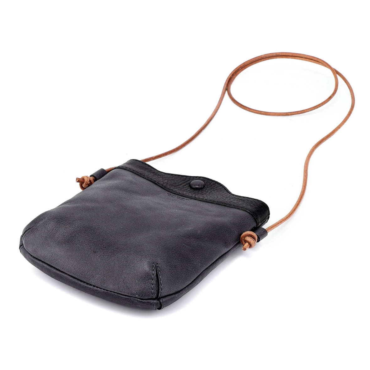 •PUEBLO• slate leather crossbody/shoulder bag