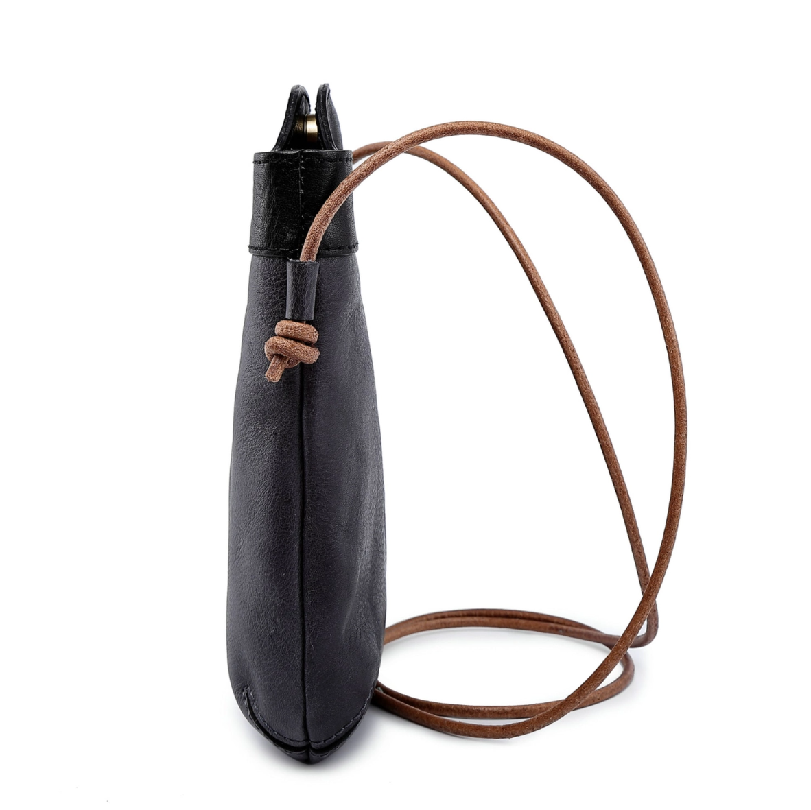 •PUEBLO• slate leather crossbody/shoulder bag