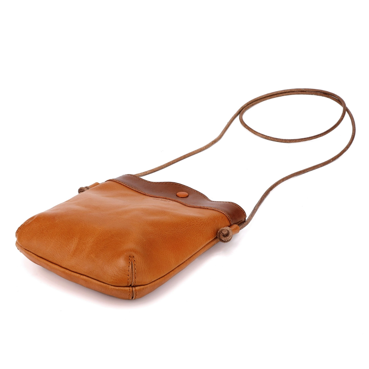 •PUEBLO• caramel leather crossbody/shoulder bag