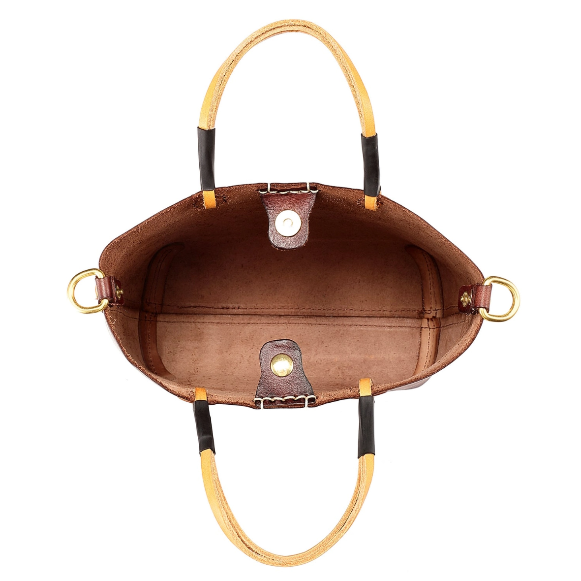 •CHARLOTTE• mahogany mini leather crossbody/tote bag