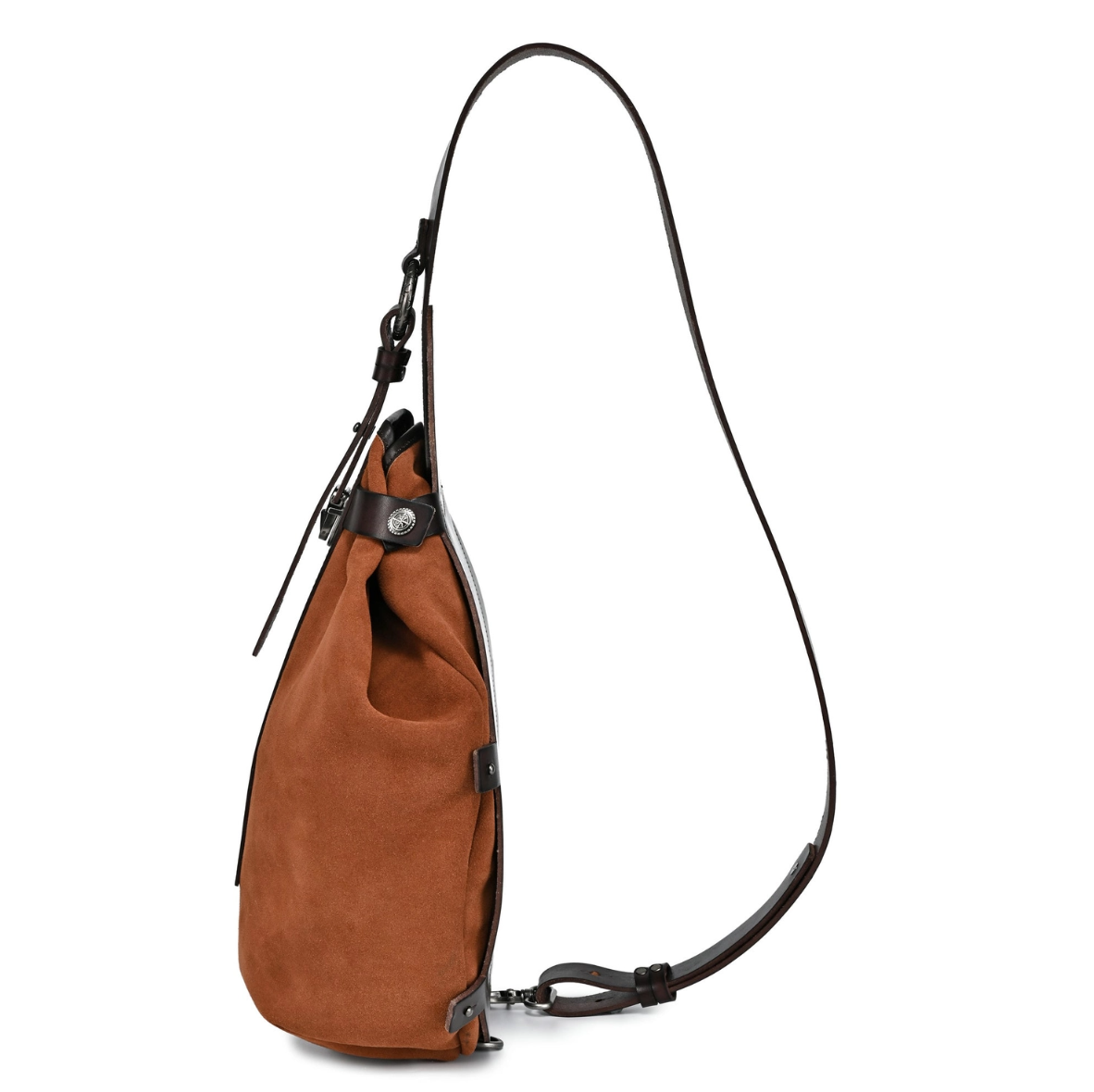 •LISBON• caramel leather sling bag