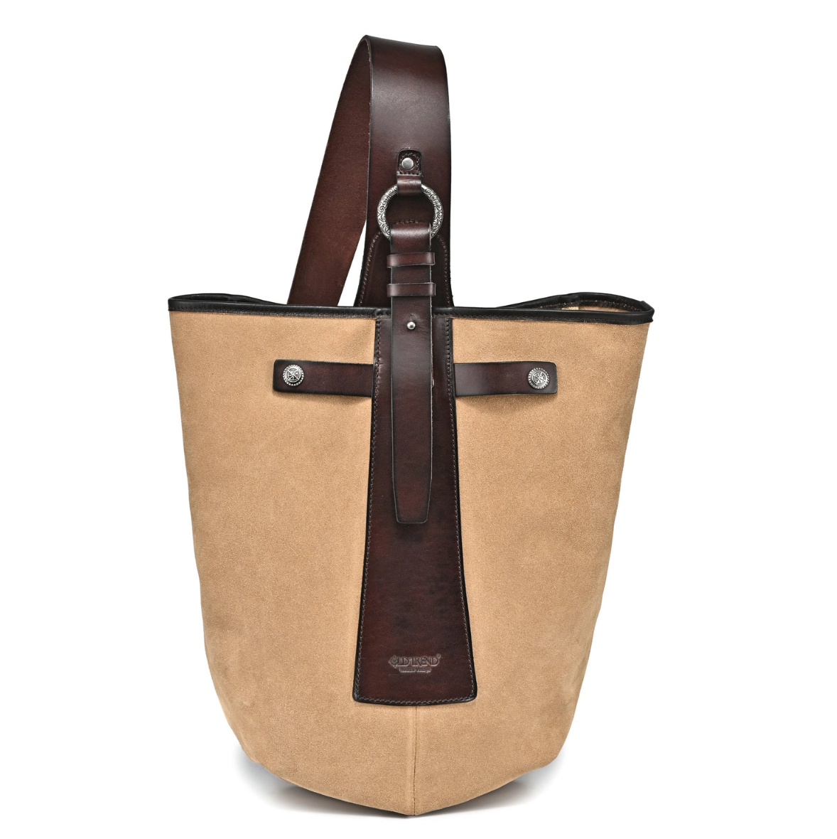 •LISBON• taupe leather sling bag