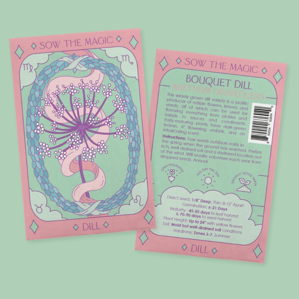 •SEEDS - HERBS & GREENS• tarot inspired garden (various options)