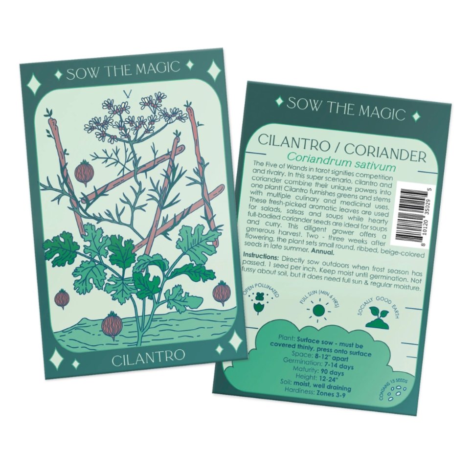 •SEEDS - HERBS & GREENS• tarot inspired garden (various options)