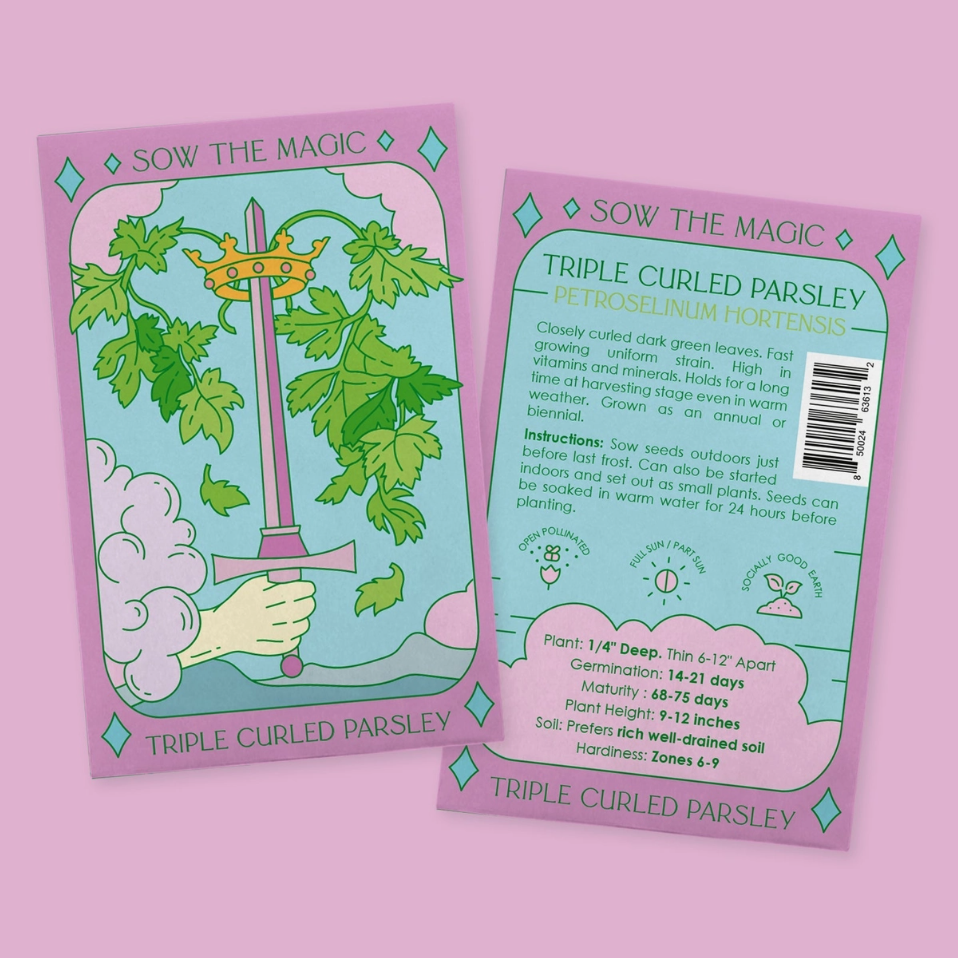 •SEEDS - HERBS & GREENS• tarot inspired garden (various options)