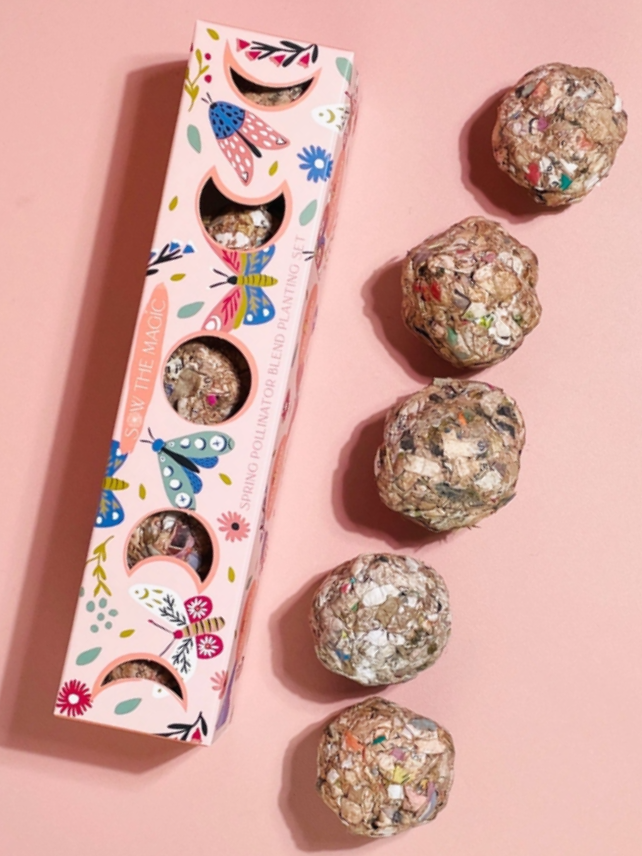 •SEEDS - SPRING POLLINATORS• ball planting set