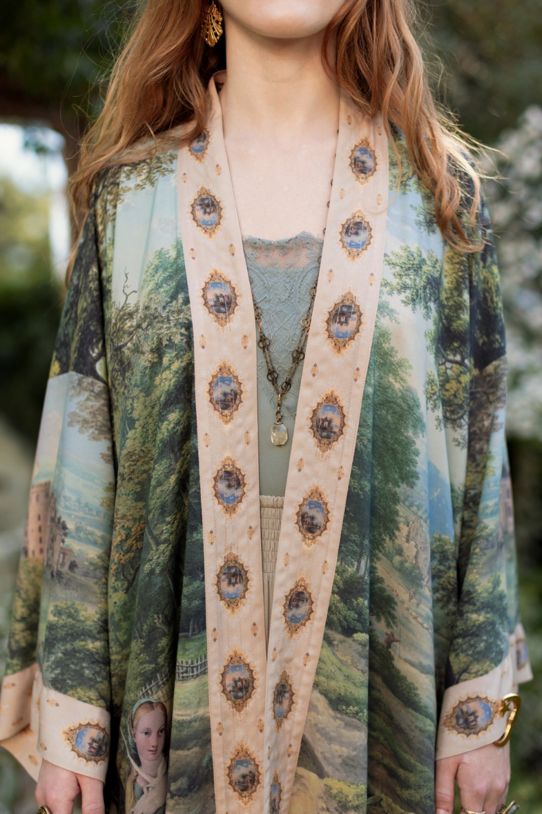 •MYTHMAKER• bamboo cardigan with tie