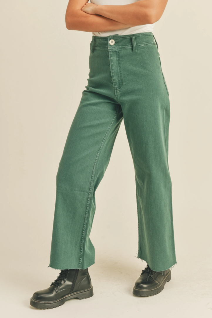 •ALBA• straight leg denim pants