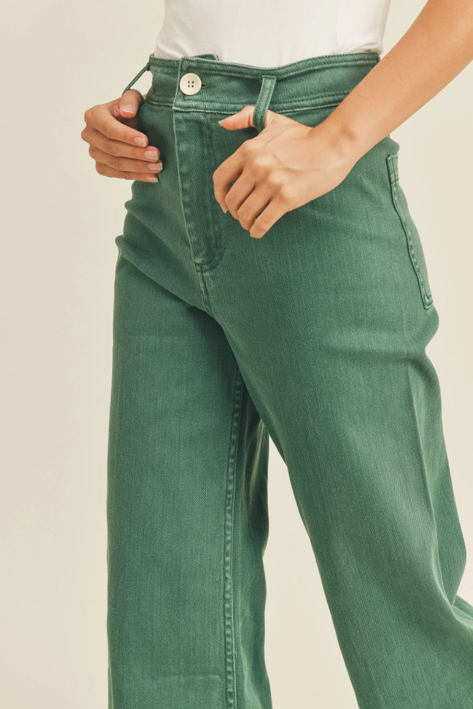 •ALBA• straight leg denim pants