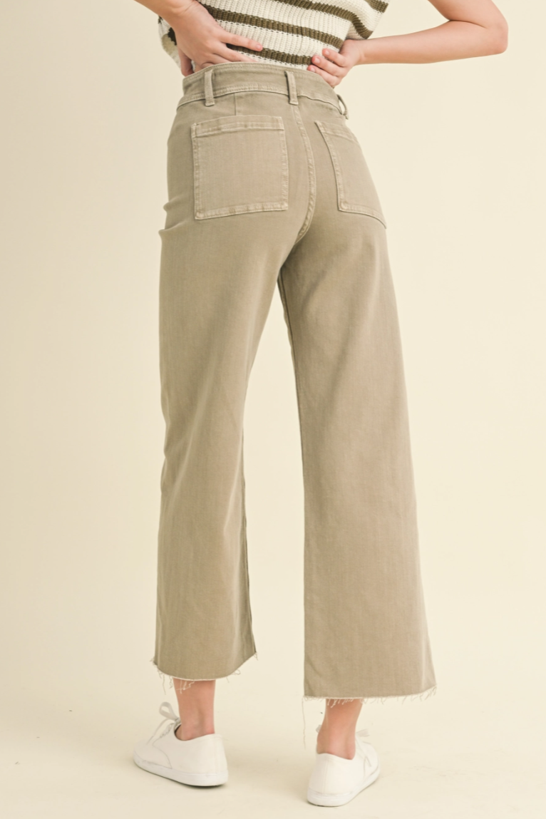 •ALBA• straight leg denim pants