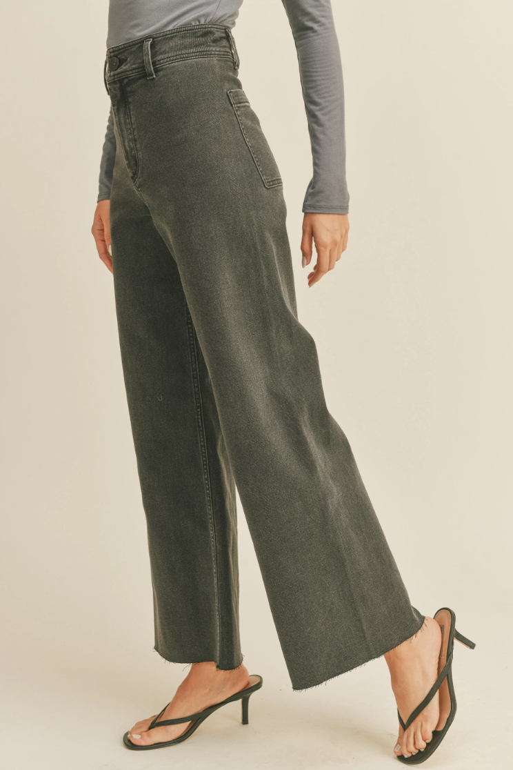 •ALBA• straight leg denim pants