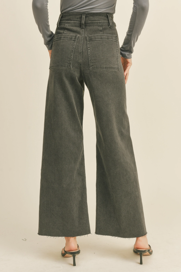 •ALBA• straight leg denim pants