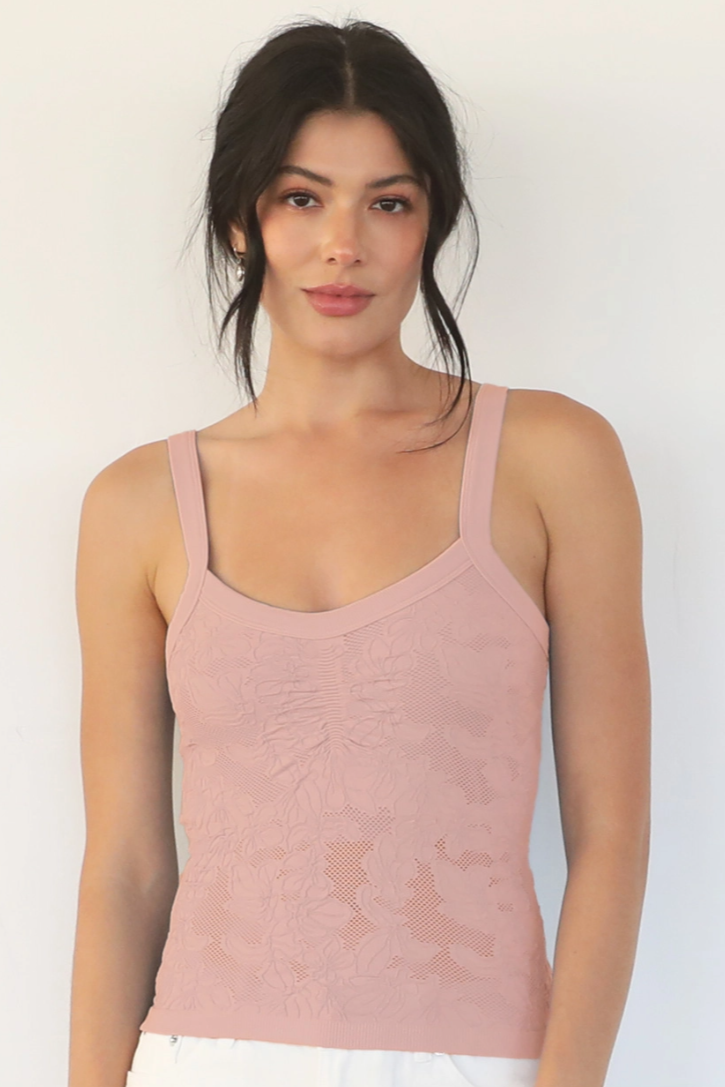 •LACE V-NECK• tank top (USA)