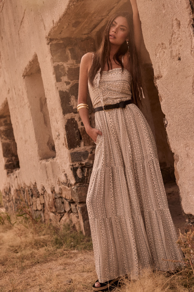•CLEO• tiered wide leg jumpsuit