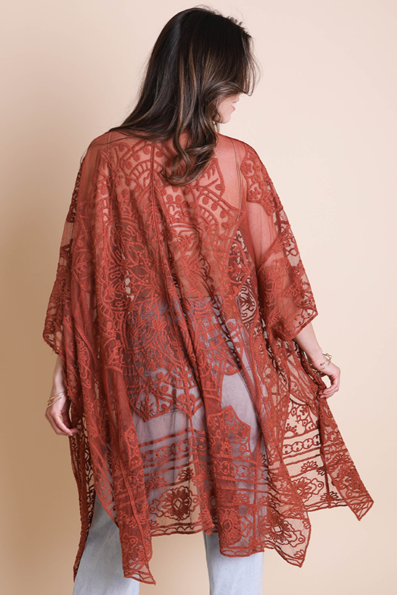 •ANANDA• mesh mandala viscose cardi