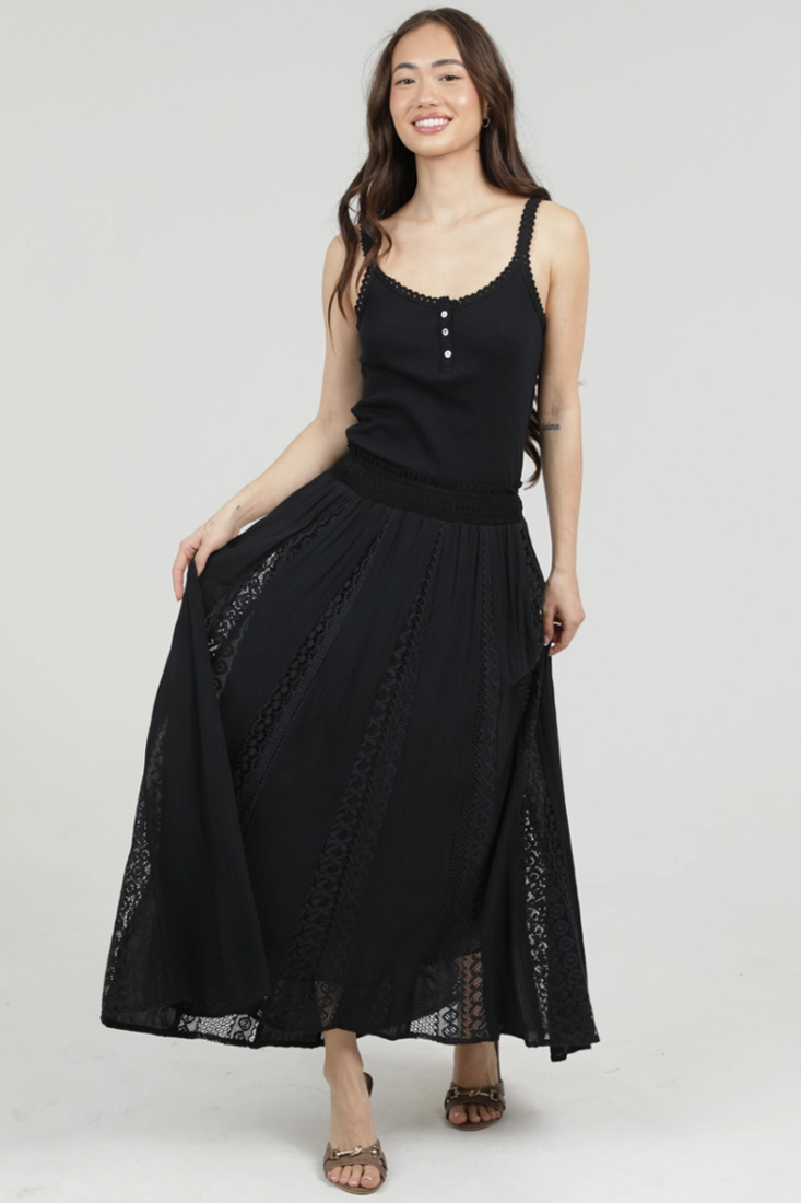 •CORVINA• lacy maxi skirt