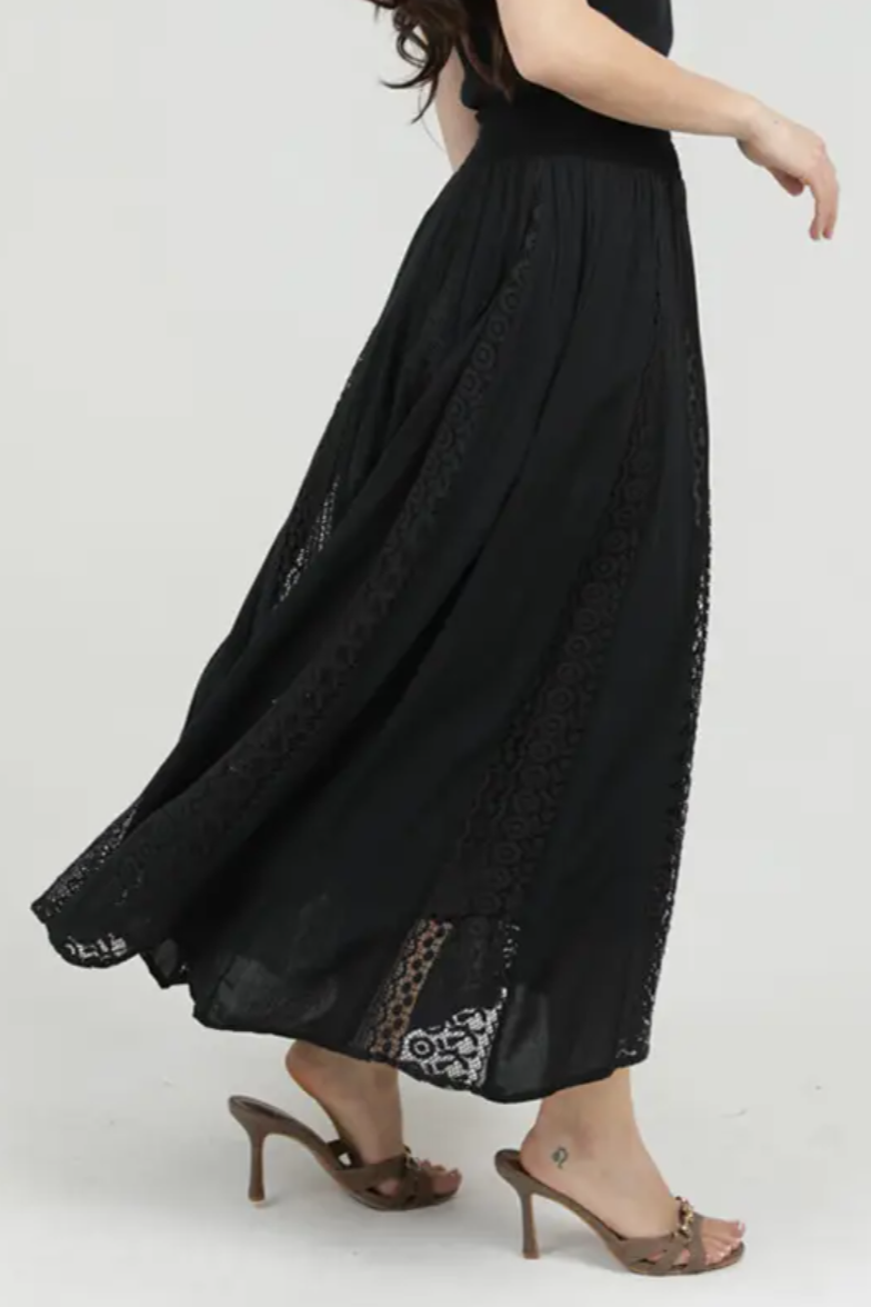 •CORVINA• lacy maxi skirt