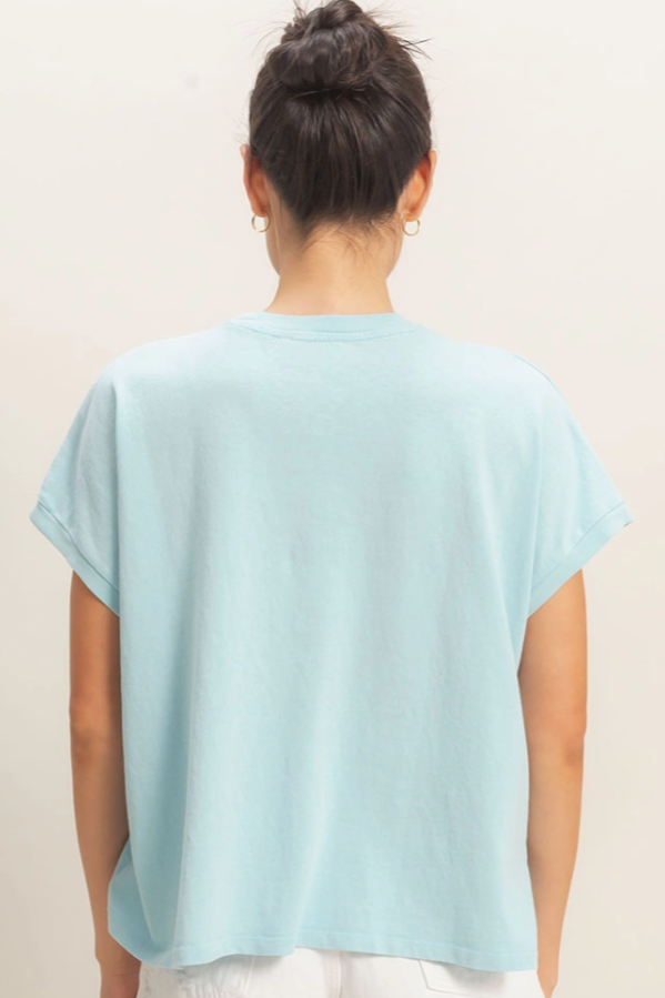 •TONI• mineral washed cotton tee