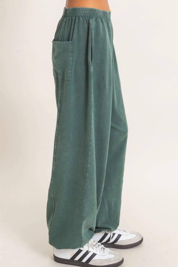 •REN• mineral washed cotton joggers