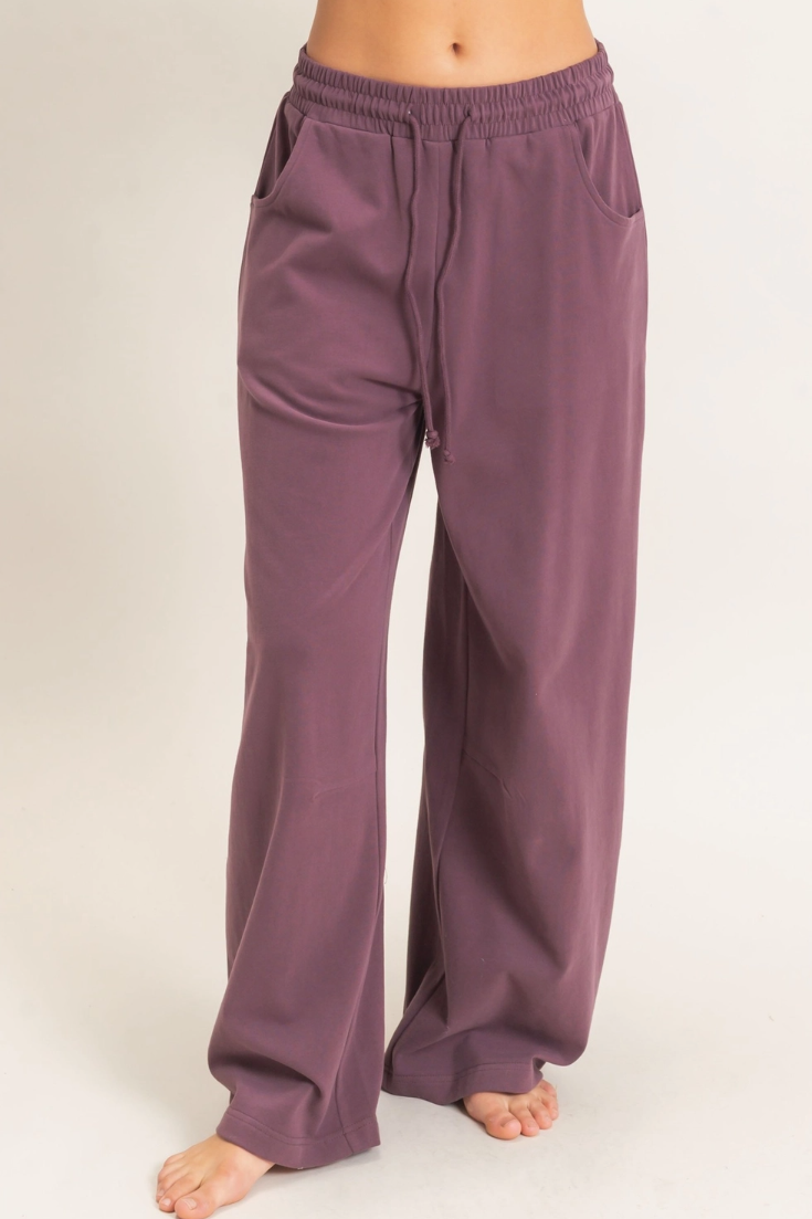 •TYLER• barrel leg drawstring waist pants