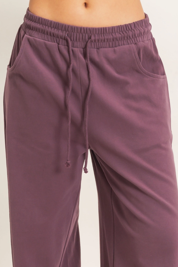 •TYLER• barrel leg drawstring waist pants